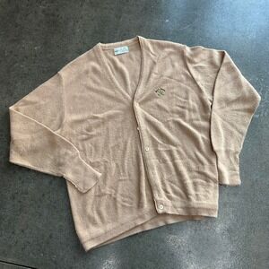 Vintage Pickering Active Sportswear Notre Dame Irish Size XL Wool Cardigan